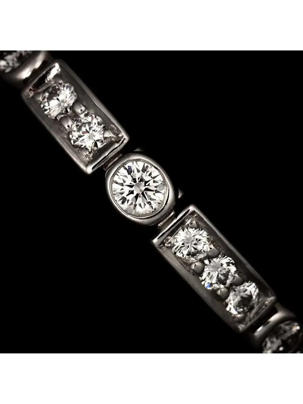 Chanel Ring 18K White Gold With Diamond #357898C17B